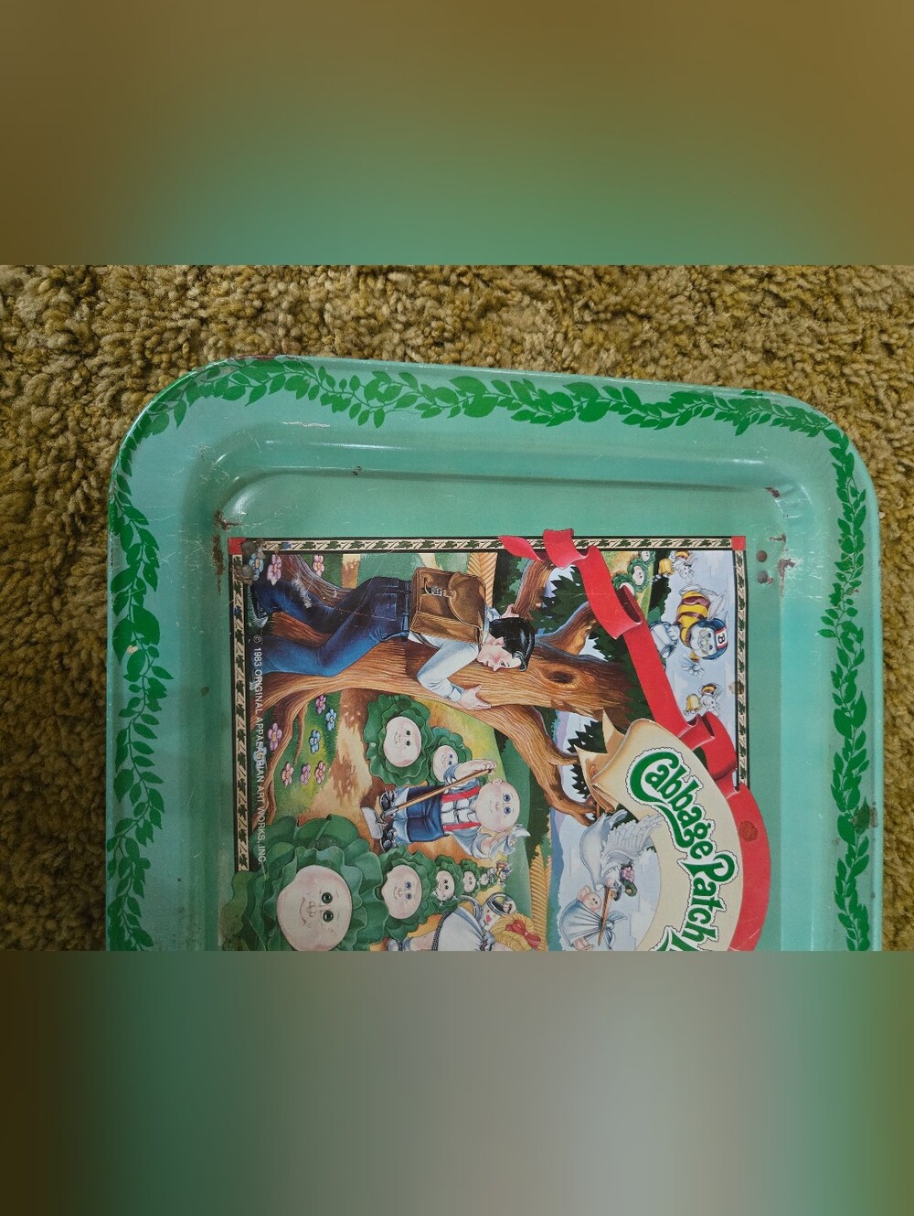Vintage Cabbage Patch Kids Dinner Tray - Picture 2 of 5